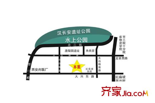 世紀(jì)錦繡交通圖