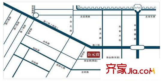 綠辰公元賞交通圖