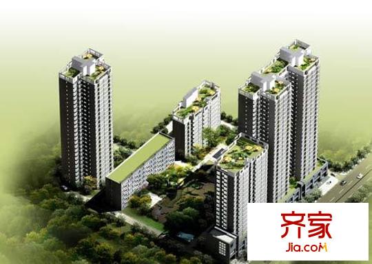 綠辰公元賞外景圖鳥瞰圖