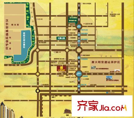 新一代北城國際交通圖項目區(qū)位圖