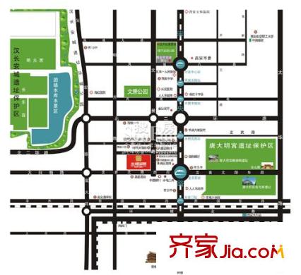 新一代北城國際交通圖