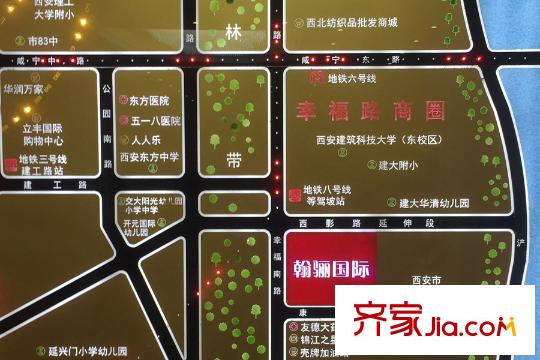 翰驪國際區(qū)位圖