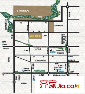 大興御景園區(qū)位圖