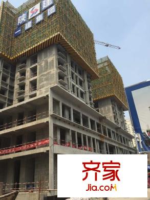 西安公館項目底商施工進度（2015.6）