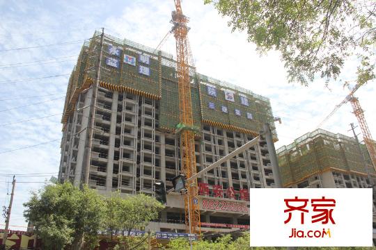 西安公館項目施工進度（拍攝時間于2015.08.24）