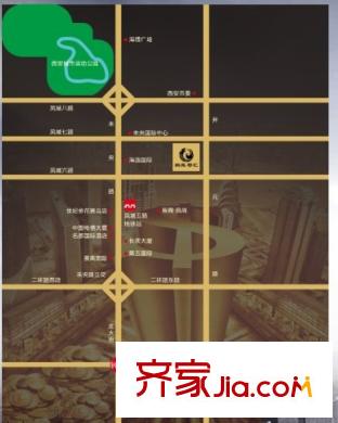 麟鳳尊匯區(qū)位圖