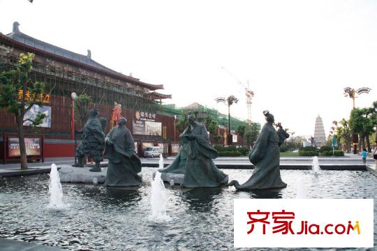 曲江6號(hào)配套圖周邊大唐不夜城景觀
