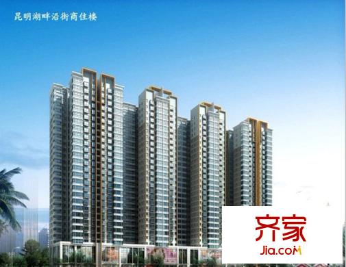 昆明湖畔外景圖