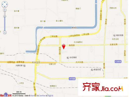 大興御景園電子地圖