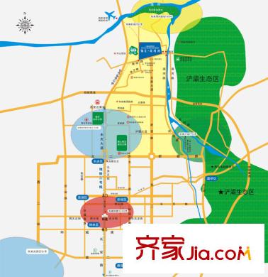 辰宮雙河灣區(qū)位圖