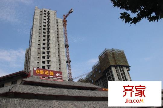 錦尚云天?古鎮(zhèn)1、2號(hào)樓實(shí)景（2015.7.22）