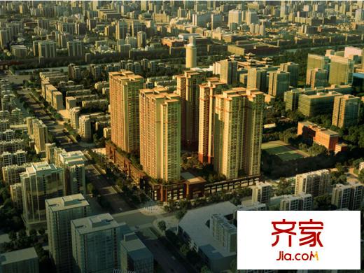 西安公館效果圖-早上透視