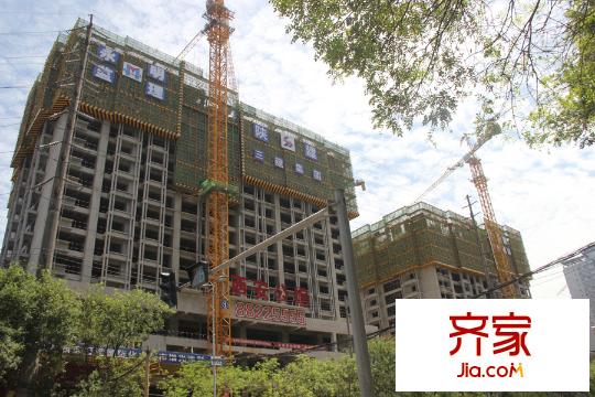 西安公館工程進度（拍攝時間于2015.08.24）