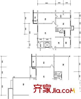 華浮宮桂園1號樓-復(fù)式 3室3廳3衛(wèi)1廚