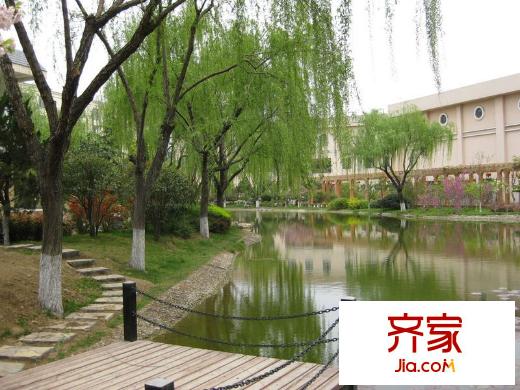 華浮宮桂園小區(qū)內(nèi)園林實景（2014.2）