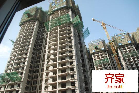白鹿花園施工進(jìn)度圖（2011.8.1）
