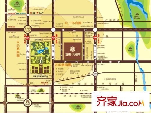 唐樾?六和坊區(qū)位圖