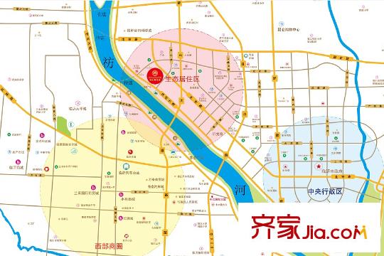 中元御桂園區(qū)位圖