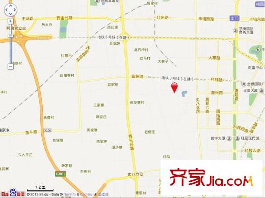 高新百悅城交通圖