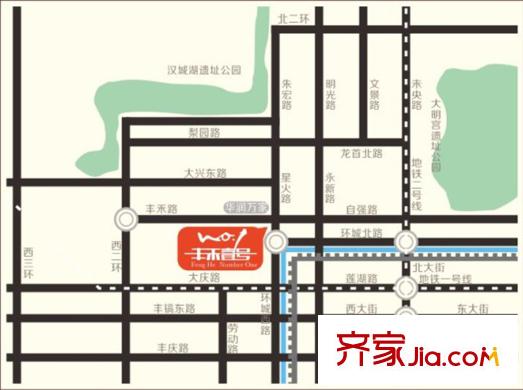 豐禾壹號(hào)區(qū)位圖
