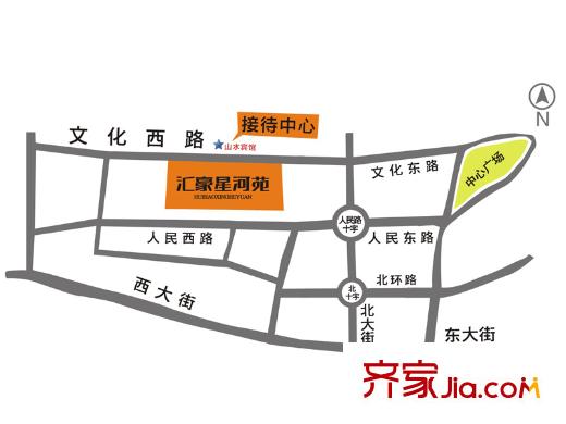 匯豪星河苑區(qū)位圖