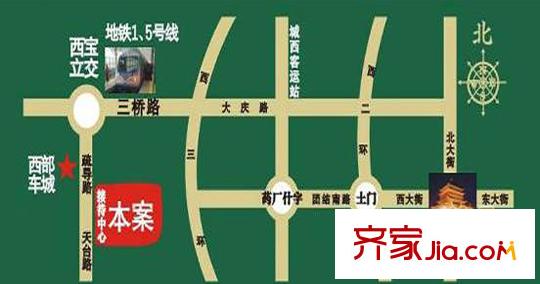 公園新世紀(jì)區(qū)位圖