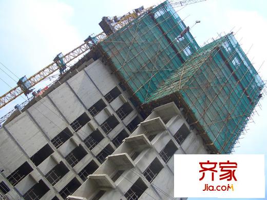 世園茗城2009年8月施工進(jìn)度