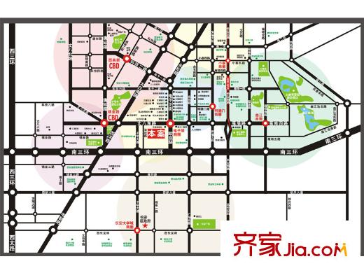 夢(mèng)想城區(qū)位圖