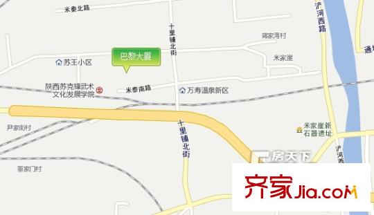 巴黎大廈交通圖