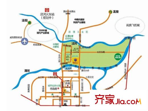 平方米秀天下區(qū)位圖