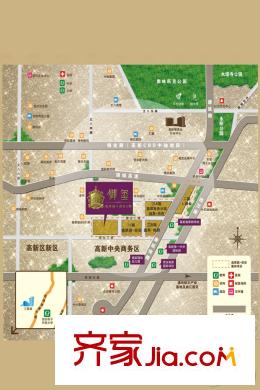 逸翠園? 西安區(qū)位圖