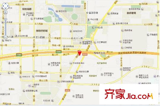 逸翠園? 西安交通圖