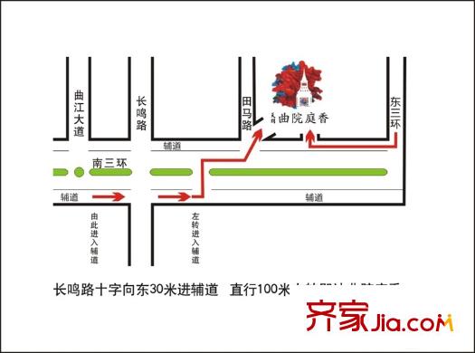 融創(chuàng)天朗?融公館區(qū)位圖