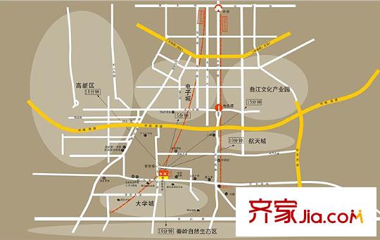 榮欣1#交通圖