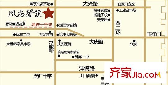 風(fēng)尚馨筑區(qū)位圖