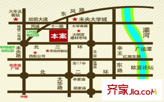 香格里拉尚城區(qū)位圖