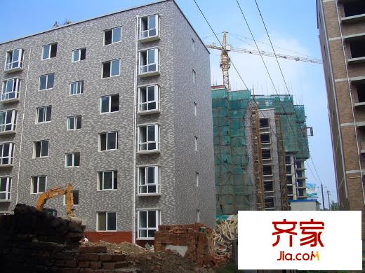 世園茗城2009年8月施工進(jìn)度
