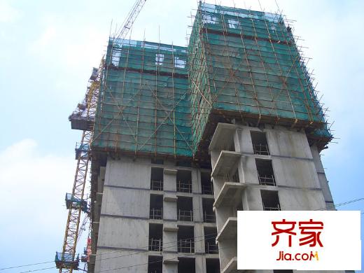 世園茗城2009年8月施工進(jìn)度