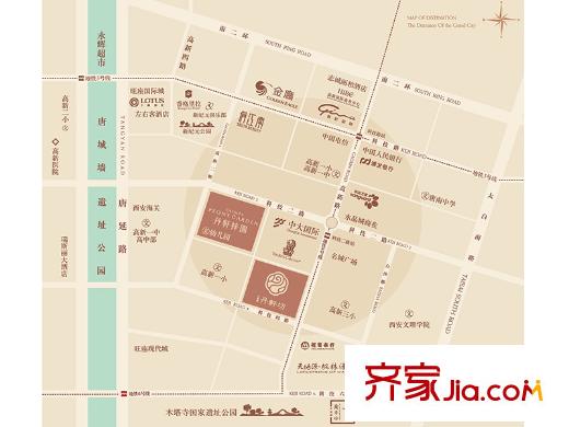 天地源?丹軒坊二期丹軒梓園區(qū)位圖