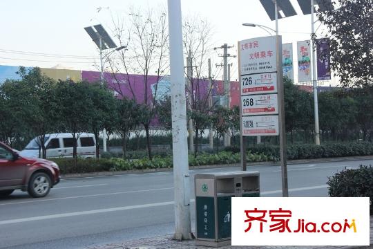 江林公園里周邊配套-公交站牌