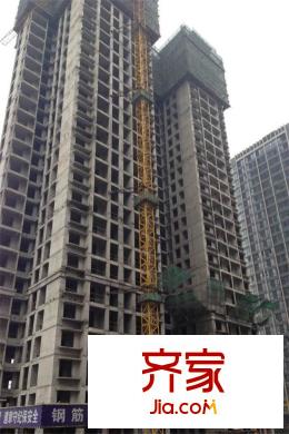 碧璽華庭2號(hào)樓工程進(jìn)度（攝于2014-10-30）