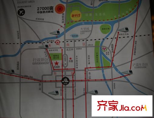 大唐新干線交通圖