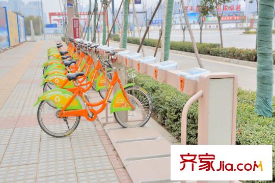 山水悅庭周邊配套-公共自行車