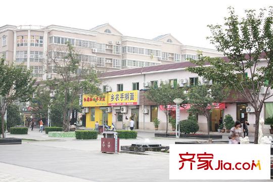 紫荊花園周邊長安廣場步行街