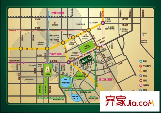曲江?悅區(qū)位圖