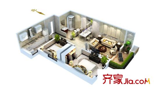 紫薇東進(jìn)已售完 2室2廳1衛(wèi)1廚