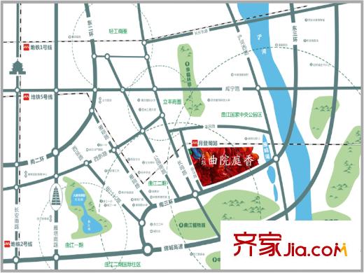 融創(chuàng)天朗?融公館電子區(qū)位圖