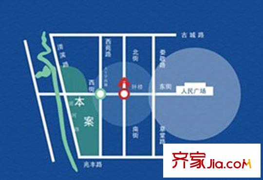 榮華水岸新城交通圖
