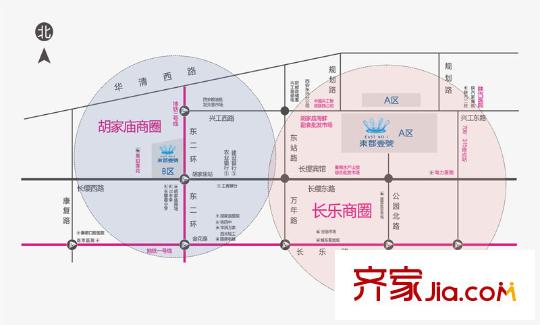 華旗東郡區(qū)位圖