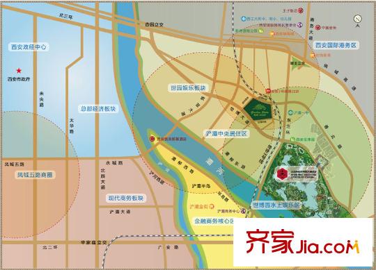 紫薇?花園洲區(qū)位圖